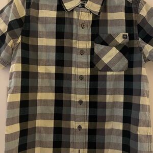 Shaun White Boys Plaid Short Sleeve Shirt